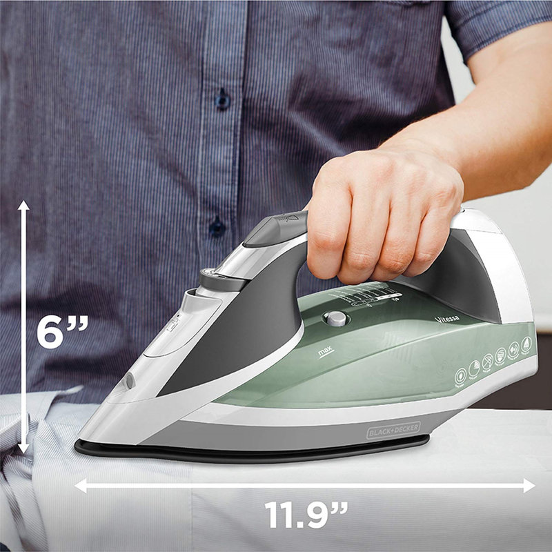 Black + Decker Vitessa Advanced Steam Iron with Nonstick Soleplate